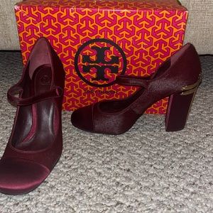 Tory Burch , Imogene , real Bovine hair leather pump